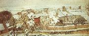 Camille Pissarro Winter oil